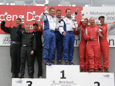 Peter Obel, Kennie Frydkjær Jensen og Martin Gøtsche - Sally Racing